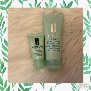 Clinique 7 Day Scrub Cream Bundle - New x2
